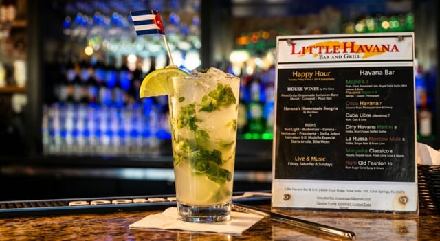Coral Springs/Parkland Drinks Menu
