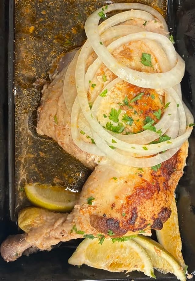 1/4 Baked Chicken (Dark Meat).